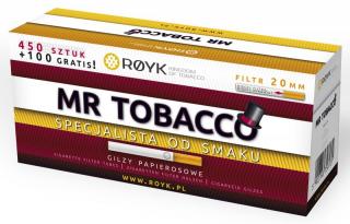 Dutinky Mr Tobacco 550ks - filtr 20mm