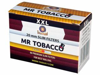 Filtry XXL Slim MR TOBACCO 80ks (dodavatel pro CAMEL)