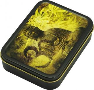 Hranatá krabička na tabák BUDDHA (8 x 11 cm)