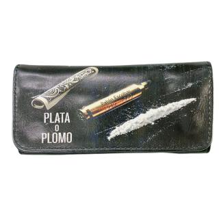 Koženkové pouzdro BQ-PLATA O PLOMO na tabák a kuřácké potřeby LARGE