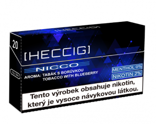 NICCO BORŮVKA - 2v1 práskací nahřívané náplně 20ks