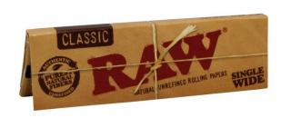 Papírky RAW Classic Single Wide