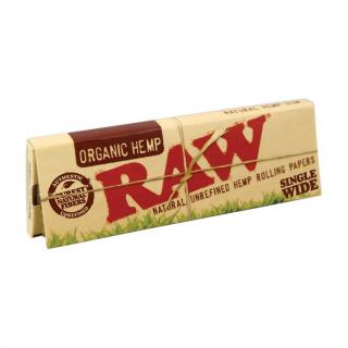 Papírky RAW Organic Single Wide