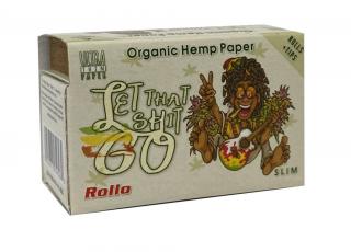 Rollo Rolls + Tips Slim Hemp, konopné cigaretové papírky
