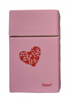 Silikonové pouzdro na cigaretovou krabičku LOFT s obrázkem Růžová