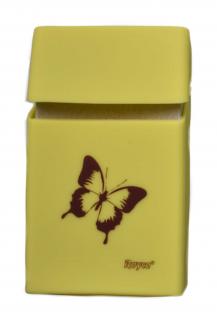 Silikonové pouzdro na cigaretovou krabičku LOFT s obrázkem Žlutá