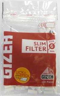 Slim filtry GIZEH 120ks