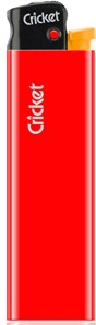 Zapalovač CRICKET ORIGINAL SIMPLICITY FLUO Červená