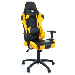Herní židle FIGHTER - žlutá