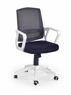 Kancelářská židle ASCOT - černo-bílá
