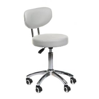 Pracovní židle / taburet BARI - šedá