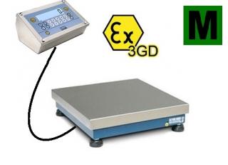 váha DINI ARGEO TX 300kg/100g, 600x600mm, ATEX3GD, EU ověření