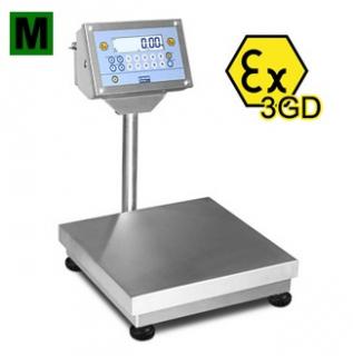 váha EPQI3GD15B, 15kg/5g, 400x400mm, ATEX3GD, EU ověření