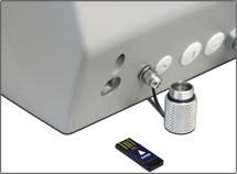 vnitřní modul USBC, USB paměť pro záznam dat na pam. kartu 2GB