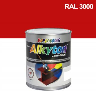 Alkyton hladký lesklý RAL 3000 ohnivě červen 0,25l ( )