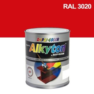 Alkyton hladký lesklý RAL 3020 dopr. červená 0,25 ( )