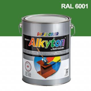 Alkyton hladký lesklý RAL 6001 zelená 0,25 l ( )