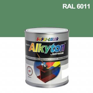 Alkyton hladký lesklý RAL 6011 rezed. zelená 0,75l ( )