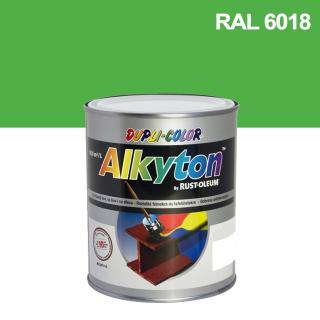 Alkyton hladký lesklý RAL 6018 zelenožlutá 0,25 l ( )