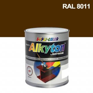 Alkyton hladký lesklý RAL 8011 oříšková hnědá 0,75 ( )
