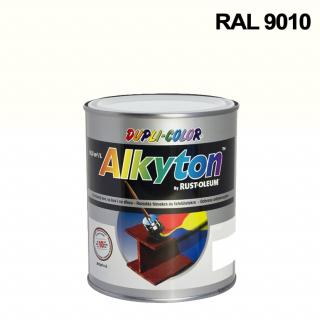 Alkyton hladký lesklý RAL 9010 bílá 0,25 l ( )
