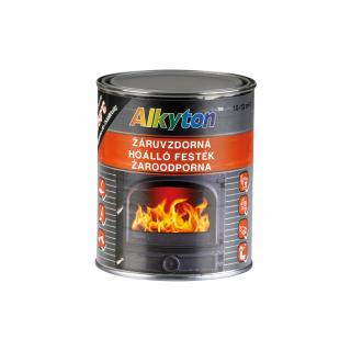 ALKYTON Žáruvzdorná barva - 0,25 l - černá ( )