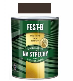 Barvy a laky Hostivař FEST- B hnědý 2,5l ( )