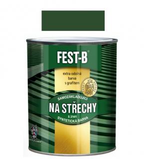 Barvy a laky Hostivař FEST- B zelená 2,5l ( )