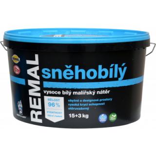 Barvy A Laky Hostivař Remal Sněhobílý 15+3 kg ( )