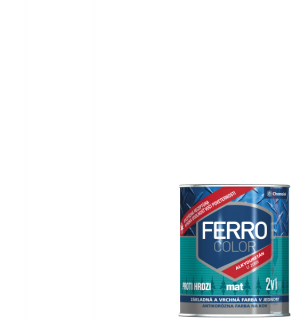 Chemolak Ferro Color U 2066 mat 0,3l 1000 bílá ( )