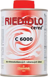 Chemolak Nitroředidlo C 6000 CERED aceton 0,8 l ( )