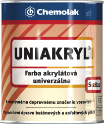 Chemolak Uniakryl S 2822 0100 bílá 5 kg ( )