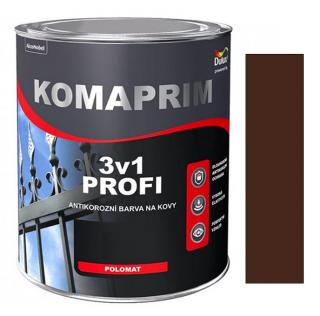 Dulux KOMAPRIM PROFI 3v1/0,75L RAL 8011 Středně hnědý ( )