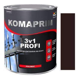 Dulux KOMAPRIM PROFI 3v1/0,75L RAL 8017 Tmavě hnědý ( )
