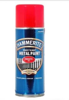 Hammerite přímo na rez sprej hladký červený 400ml ( )