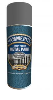 Hammerite přímo na rez sprej hladký stříbrný 400ml ( )
