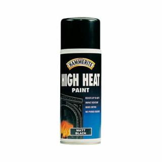 Hammerite spray žáruvzdorná černá mat 600C 400 ml ( )