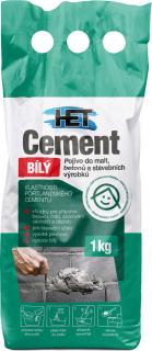 Het cement bílý pro přípravu malt a betonů 1 kg ( )