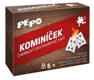 Kominíček chemický odstraňovač sazí 5 ks x 14 g ( )