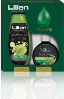 Lilien Olive Oil sprchový gel 400 ml + krém ( )