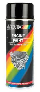 MOTIP Barva na motory ENGINE PAINT černá 400 ML ( )