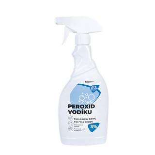 Peroxid vodíku 3% s rozprašovačem 500 ml ( )