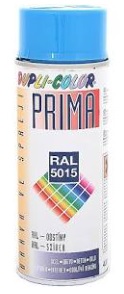 PRIMA sprej 400 ml RAL 5015 modrá nebeská lesklá ( )