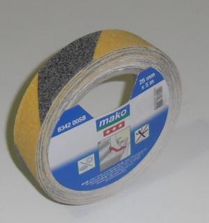 Protiskluzná lepící páska na schody š.25mm x 5m žl ( )