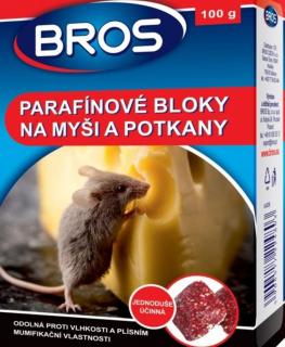 Rodenticid BROS parafínové bloky na myši a potkany ( )