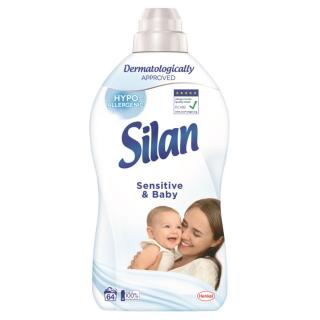 Silan aviváž Sensitive  Baby 64 praní 1408 ml ( )