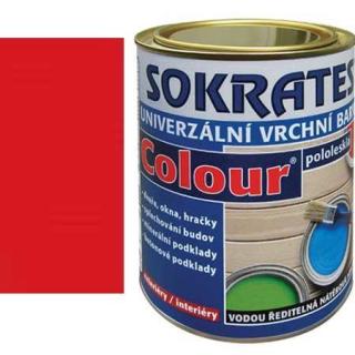 SOKRATES Colour 0820 červená pololesk- 0,7 kg ( )