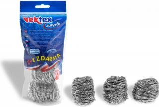 Vektex Simple nerezová drátěnka 15 g 2+1 ks ( )