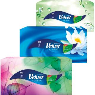 Velvet Classic papírové kapesníčky 2-vrstvé 100 ks ( )