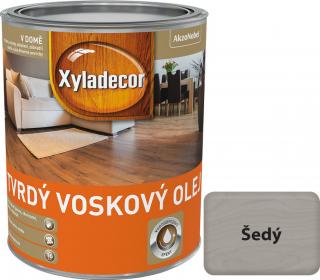 Xyladecor Tvrdý voskový olej šedý, 0,75 l ( )